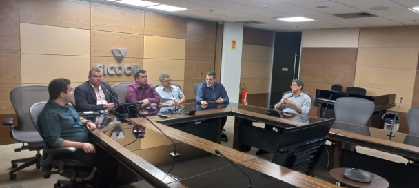 Presidente do Secoc/RS tem encontro com a direção do Sicoob