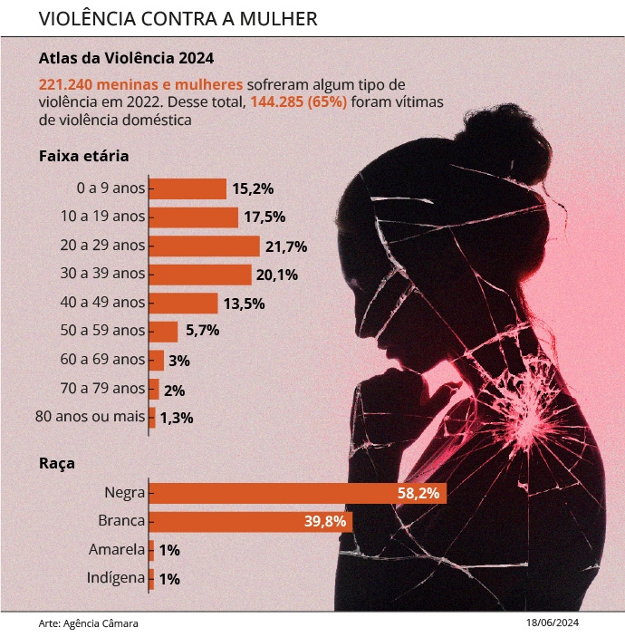 Comissão da Câmara aprova prazo maior para mulher denunciar violência doméstica