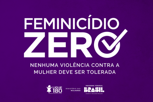 Governo federal lança campanha Feminicídio Zero